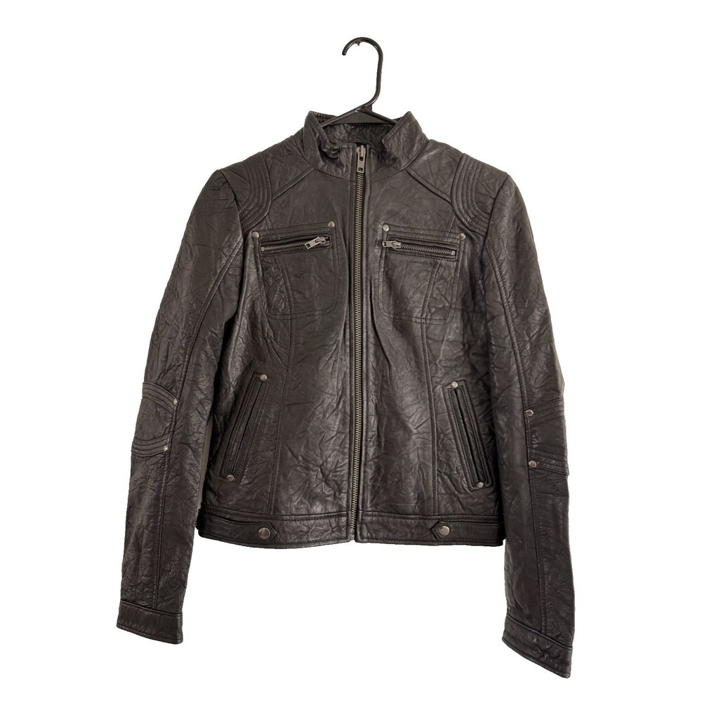 Milwaukee Leather Racer Jacket Women Size XS Black Premium Sheepskin SFL2801 New